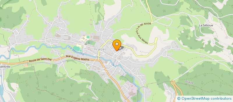 localisation de l'entreprise MANUBOIS à FRAIZE