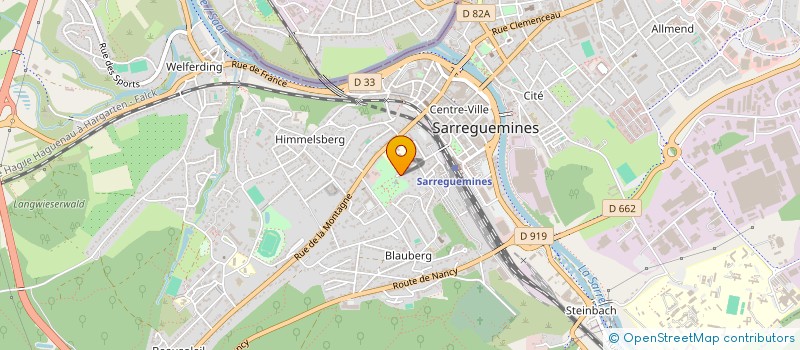 localisation de l'entreprise MANUBORE IMMOBILIER  SARREGUEMINES