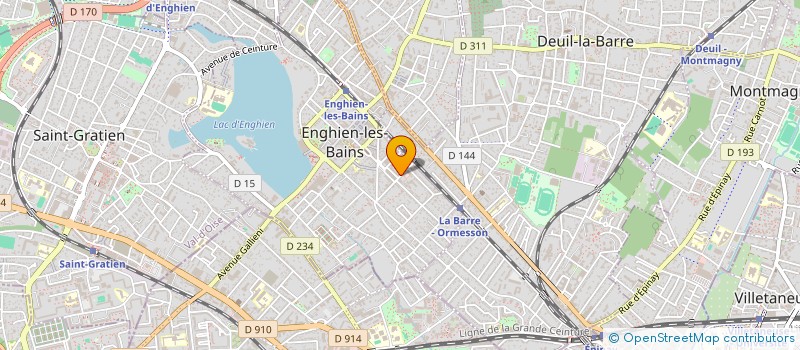 localisation de l'entreprise MANUCURE CENTER ENGHIEN à ENGHIEN-LES-BAINS