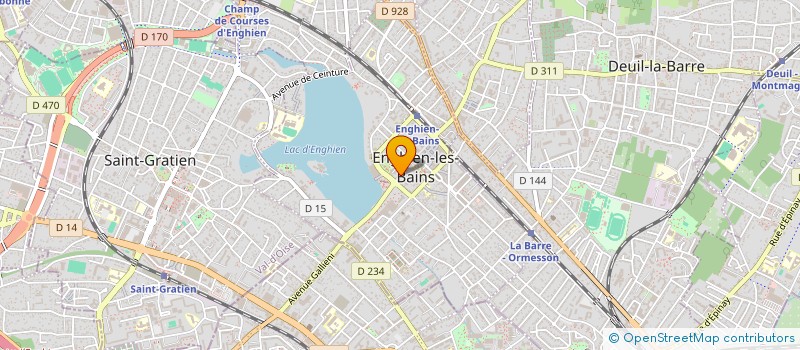 localisation de l'entreprise MANUCURE DU LAC à ENGHIEN-LES-BAINS