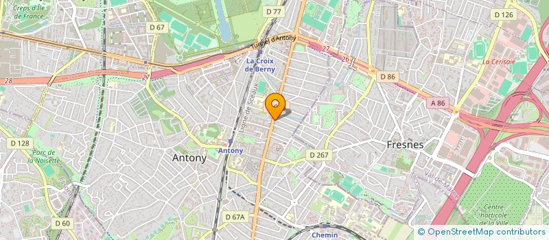 localisation de l'entreprise MANUCURE DU PARC 2 à ANTONY