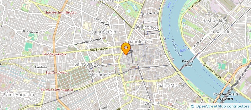 localisation de l'entreprise MANUCURE STORE à BORDEAUX