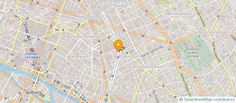 localisation de l'entreprise MANUDEC à PARIS