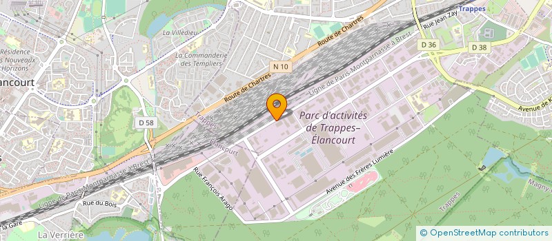 localisation de l'entreprise MANUDEM ILE DE FRANCE 78 à TRAPPES