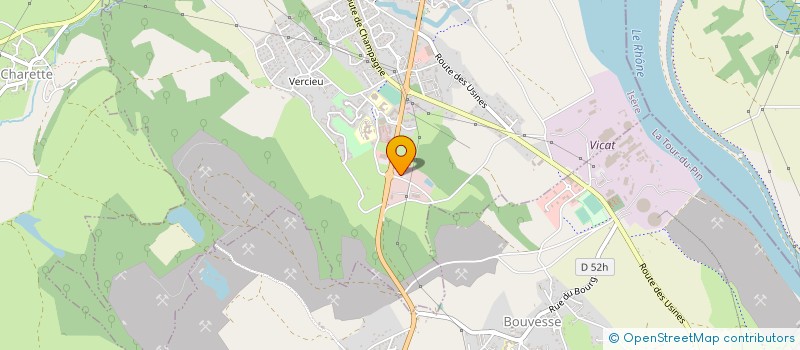 localisation de l'entreprise MANUDO  MONTALIEU-VERCIEU