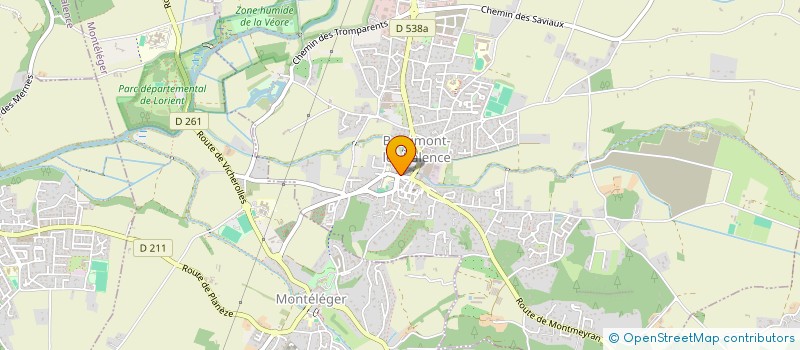 localisation de l'entreprise MANUDOM à BEAUMONT-LES-VALENCE