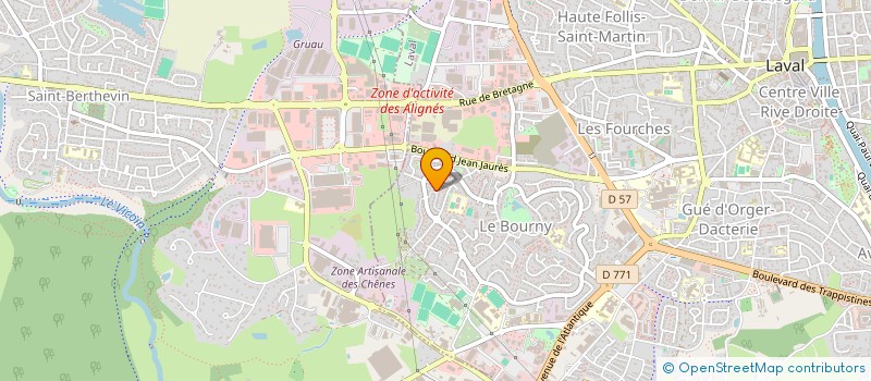 localisation de l'entreprise MANUE'ASSIST à LAVAL