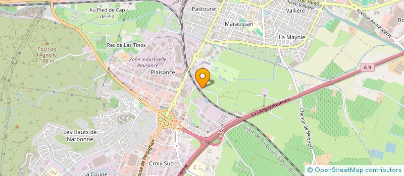 localisation de l'entreprise MANUEL  NARBONNE