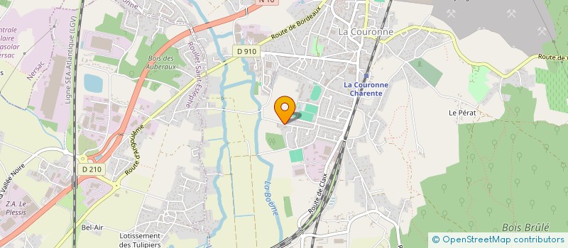 localisation de l'entreprise MANUEL ANDRE CONSTRUCTION  LA COURONNE