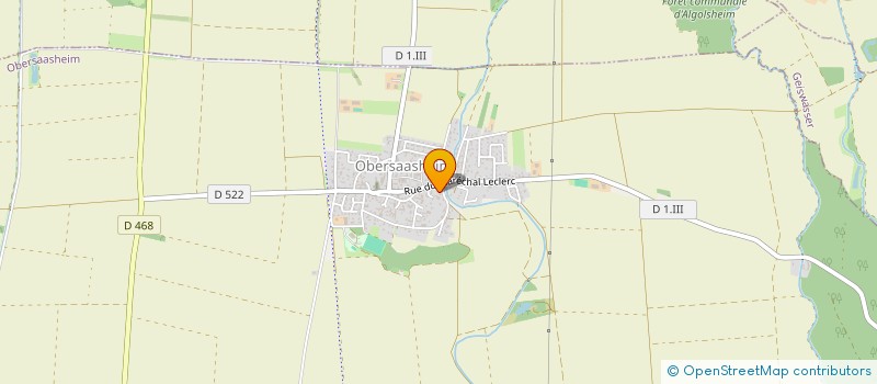 localisation de l'entreprise MANUEL ARA  OBERSAASHEIM