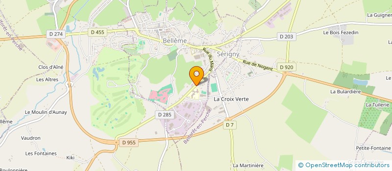 localisation de l'entreprise MANUEL'ART' à BELLEME