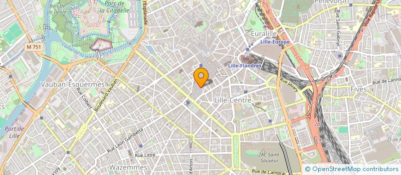 localisation de l'entreprise MANUEL GROS HELOISE HICTER ET ASSOCIES à LILLE