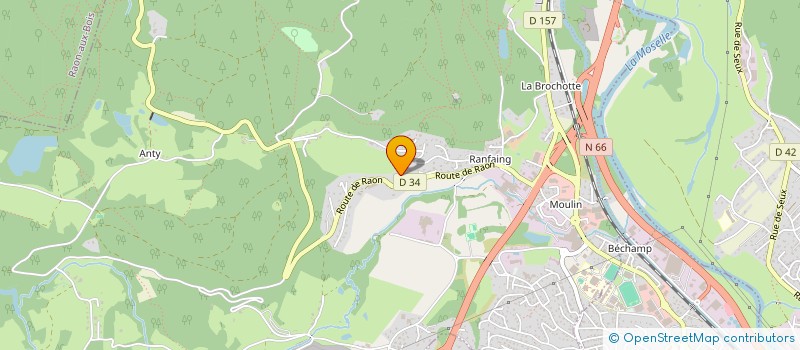 localisation de l'entreprise MANUEL MARTINS à SAINT-NABORD