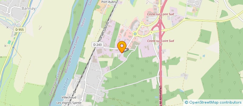 localisation de l'entreprise MANUEL PICHON  COSNE-COURS-SUR-LOIRE