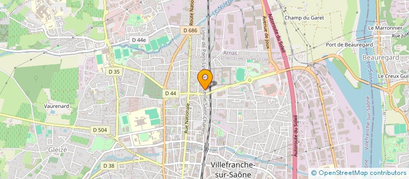 localisation de l'entreprise MANUEL SANTOS CONSEIL à VILLEFRANCHE-SUR-SAONE