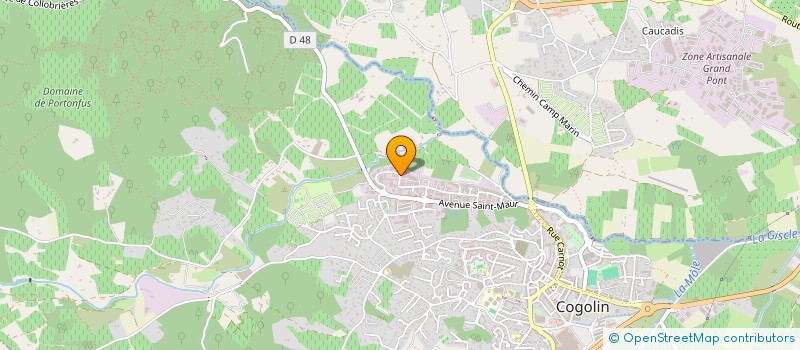 localisation de l'entreprise MANUELEC à COGOLIN