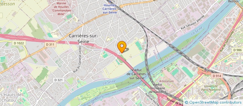 localisation de l'entreprise MANUELEC  CARRIERES-SUR-SEINE