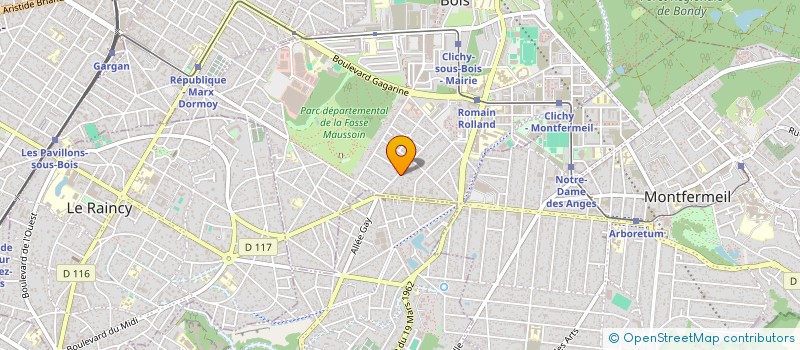 localisation de l'entreprise MANUELLA à CLICHY-SOUS-BOIS