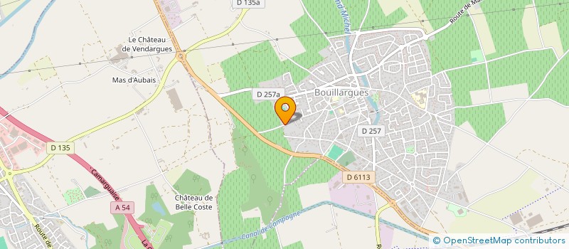 localisation de l'entreprise MANUELLA  BOUILLARGUES