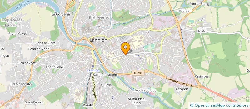 localisation de l'entreprise MANUELLA CERQUEIRA à LANNION