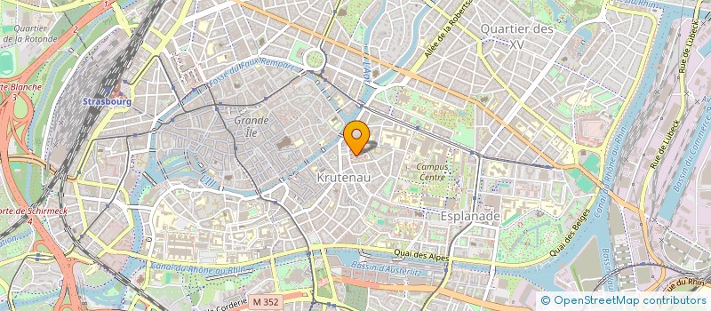 localisation de l'entreprise MANUF' à STRASBOURG
