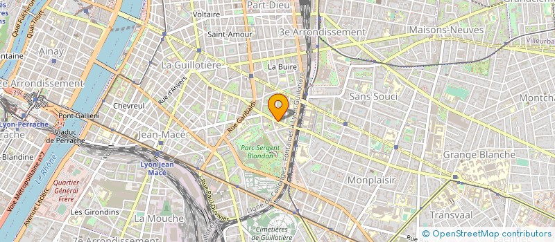 localisation de l'entreprise MANUFACTURE 3 ETOILES  LYON