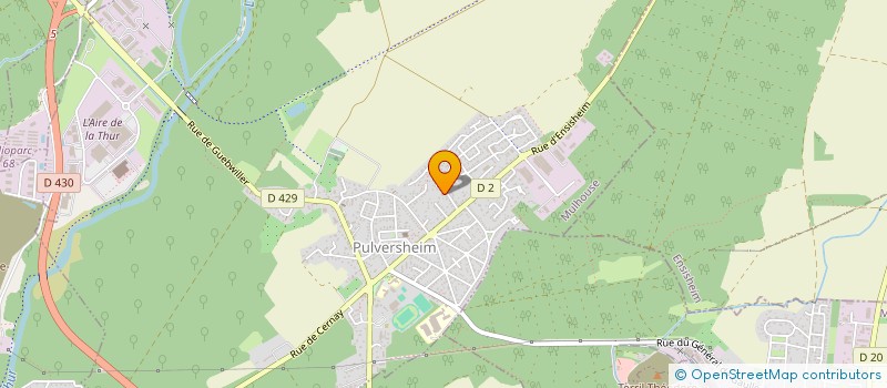 localisation de l'entreprise MANUFACTURE ALSACIENNE DE BOIS à PULVERSHEIM
