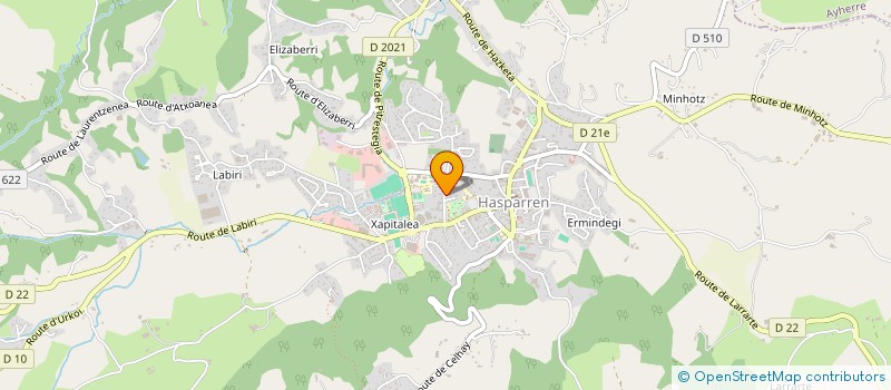localisation de l'entreprise MANUFACTURE BASQUAISE à HASPARREN
