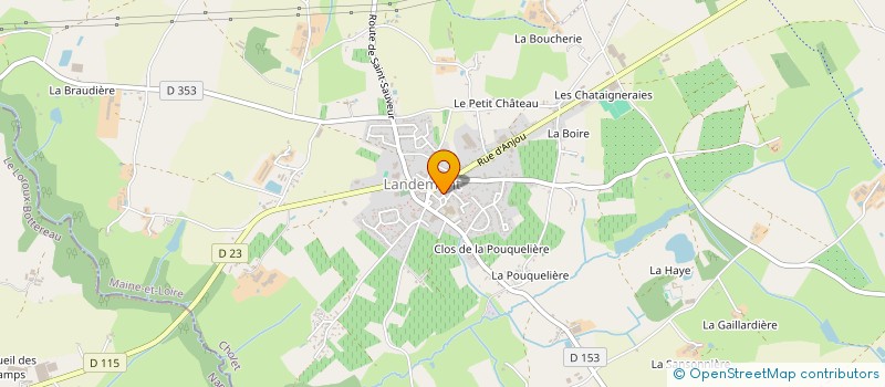 localisation de l'entreprise MANUFACTURE COOPERATIVE DU VAL DE LOIRE à OREE-D'ANJOU