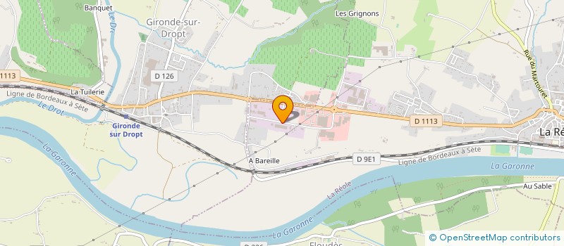 localisation de l'entreprise MANUFACTURE DE BALAIS à LA REOLE