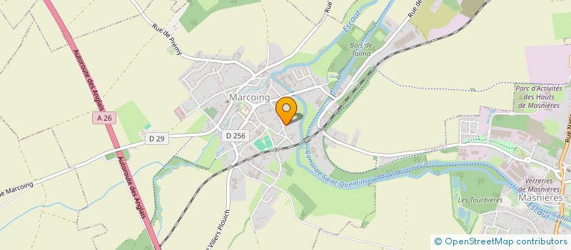 localisation de l'entreprise MANUFACTURE DE CHEMISES MATERNE & FILS  MARCOING