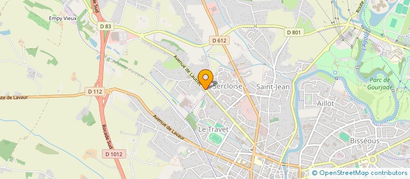 localisation de l'entreprise MANUFACTURE DE SICARDENS à CASTRES