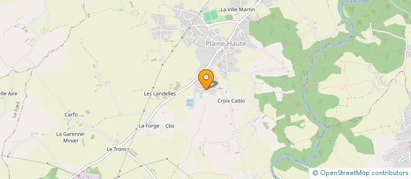 localisation de l'entreprise MANUFACTURE DES FORGES  PLAINE-HAUTE