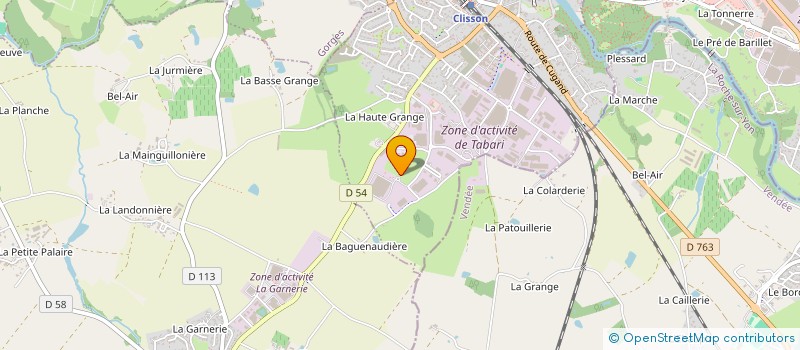 localisation de l'entreprise MANUFACTURE DES TROIS PROVINCES - M3P  CLISSON