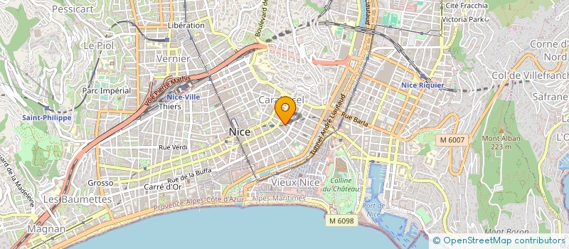localisation de l'entreprise MANUFACTURE ET CREATION D'ABAT-JOUR à NICE