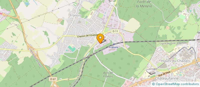 localisation de l'entreprise MANUFACTURE HORLOGERE VUILLEMIN  FRANOIS