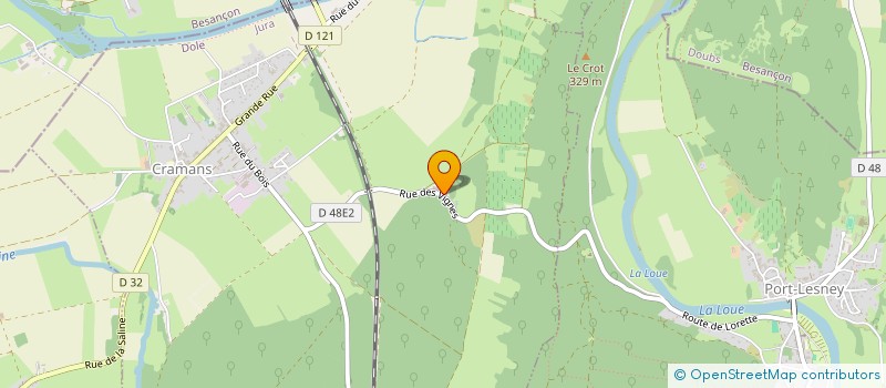 localisation de l'entreprise MANUFACTURE JACQUEMIN à CRAMANS