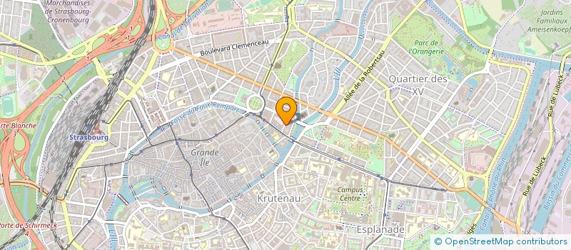 localisation de l'entreprise MANUFACTURE L.A.B. à STRASBOURG