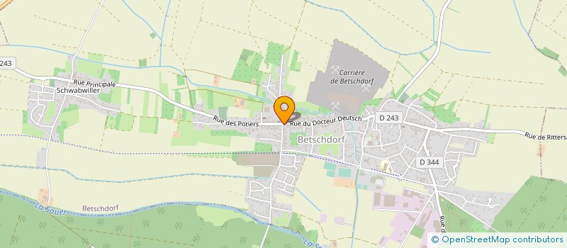 localisation de l'entreprise MANUFACTURE LA CIGOGNE  BETSCHDORF