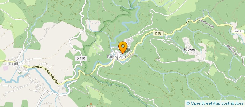 localisation de l'entreprise MANUFACTURE MARAVAL  BOISSEZON