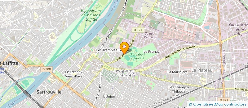 localisation de l'entreprise MANUFACTURE MECANIQUE PRECISION NOUV EXP  SARTROUVILLE