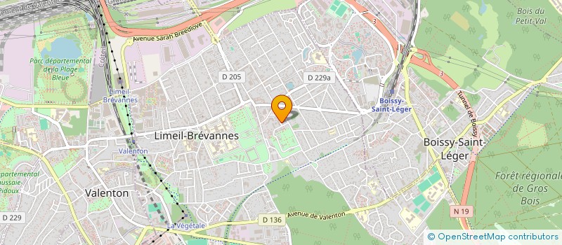 localisation de l'entreprise MANUFACTURE MERELLE  LIMEIL-BREVANNES