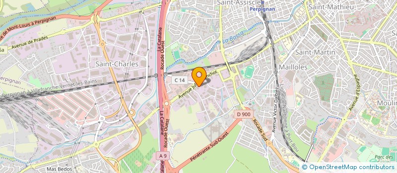 localisation de l'entreprise MANUFACTURE MODERNE  PERPIGNAN