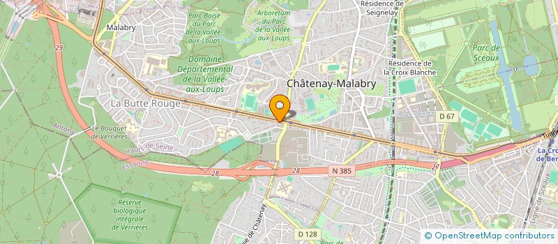 localisation de l'entreprise MANUFACTURE PARISIENNE MAPA MEUBLES  CHATENAY-MALABRY