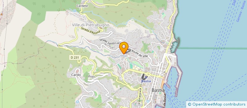 localisation de l'entreprise MANUFACTURE PERRONE à BASTIA