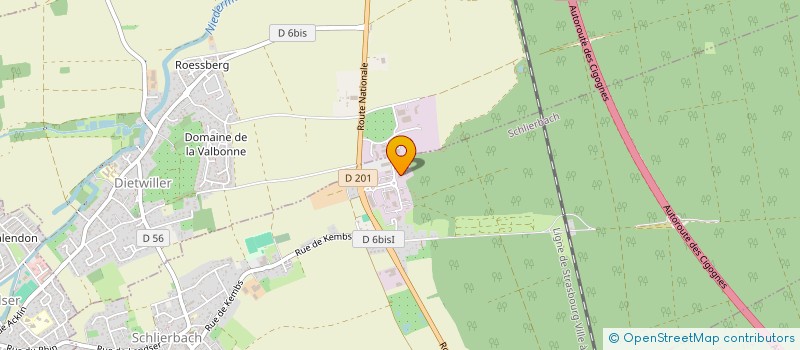 localisation de l'entreprise MANUFACTURE Z  SCHLIERBACH