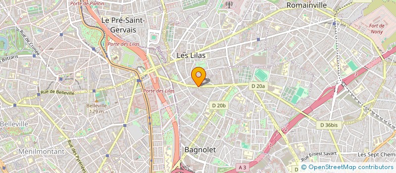 localisation de l'entreprise MANUFACTURES D ARMES DES LILAS à LES LILAS