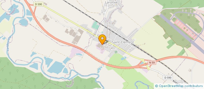 localisation de l'entreprise MANUFACTURES DE LUNEVILLE ET SAINT CLEMENT KG  SAINT-CLEMENT