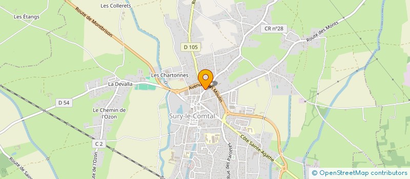 localisation de l'entreprise MANUFACTURING FOR YOU à SURY-LE-COMTAL