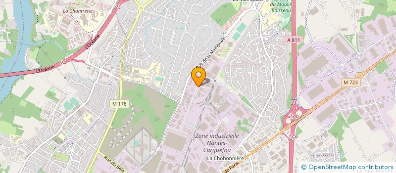 localisation de l'entreprise MANUFINANCE à CARQUEFOU